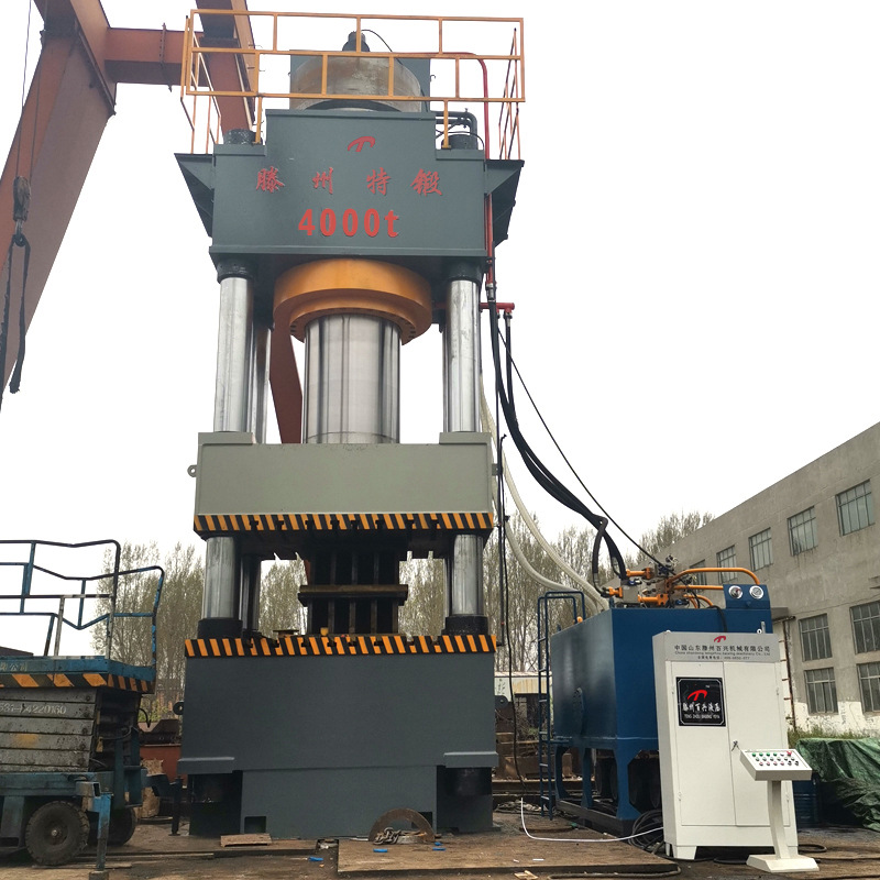 4000吨铁粉末铁屑电梯配重块成型液压机 高速模锻机 热压机