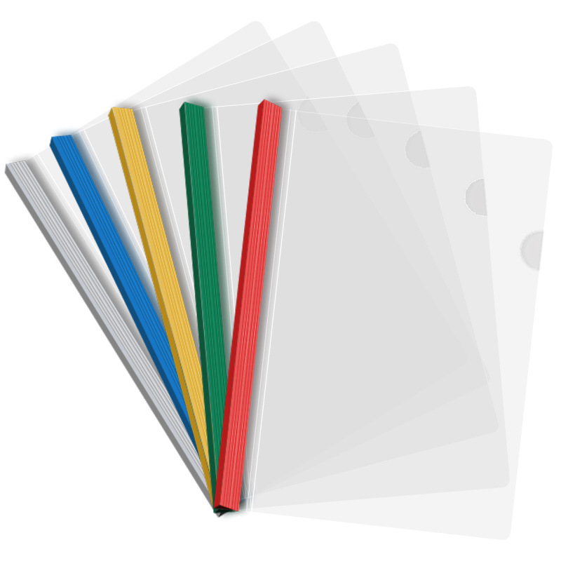 加厚a4抽杆夹a4拉杆夹加厚竖版大容量抽干可爱简历夹书夹子办公用