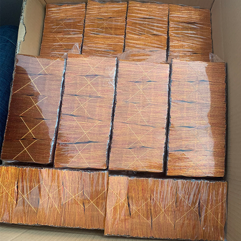 厂家批发好纸12*15元宝半成品 殡葬用品一箱装32包 清明烧纸批发