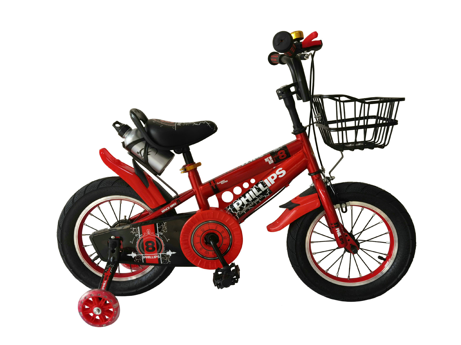 菲利普新款宝宝自行车山地车三轮四轮脚踏车越野儿童小单车批发