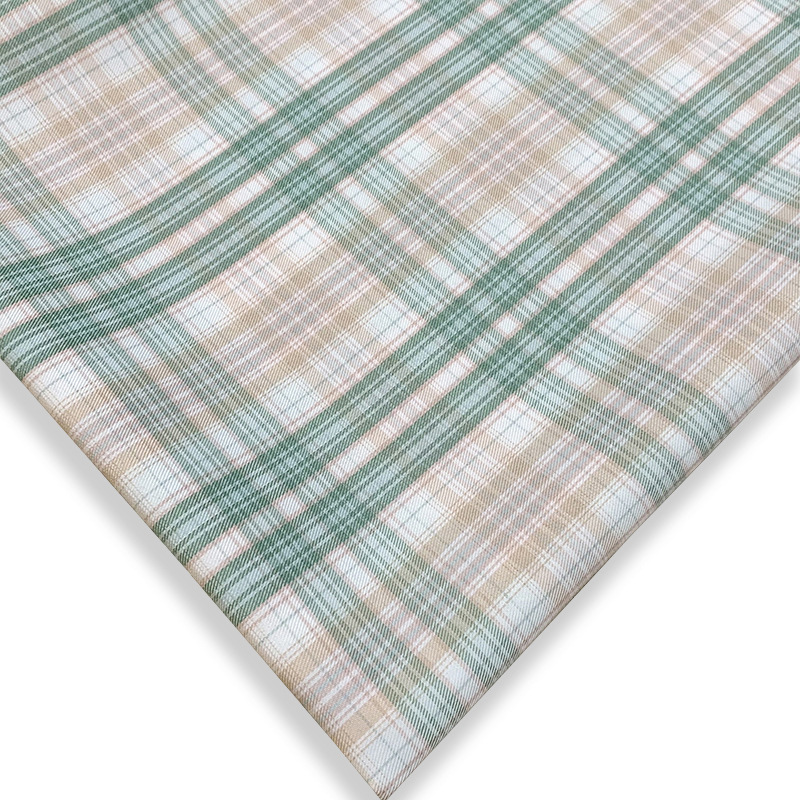 日系jk制服裙面料 全涤染色斜纹格子布 西装校服裙装格子面料