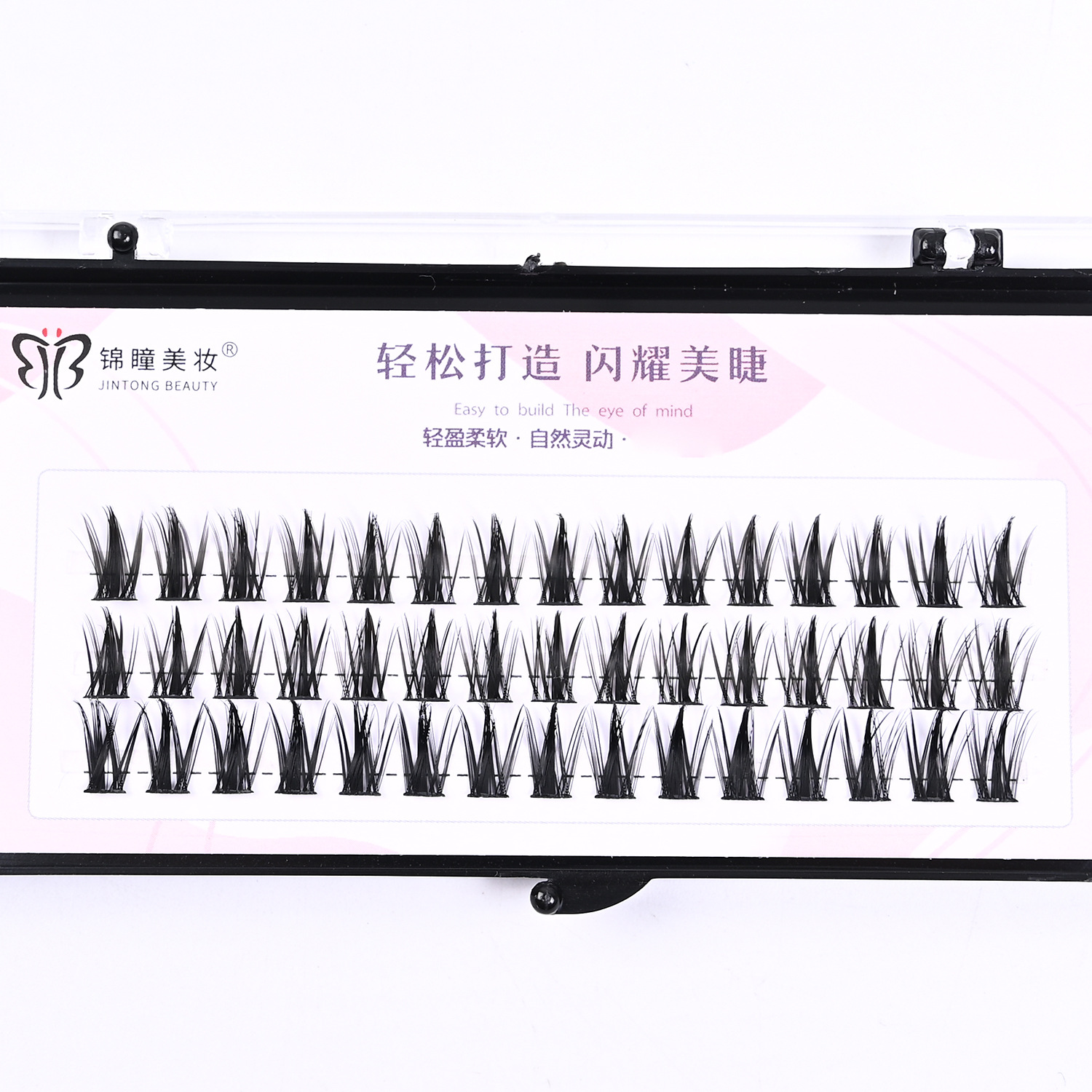 Wheat Thick Spire Wheat False Eyelashes Little Devil False Eyelashes Wholesale Comic Individual False Eyelash Segmented Eyelashes