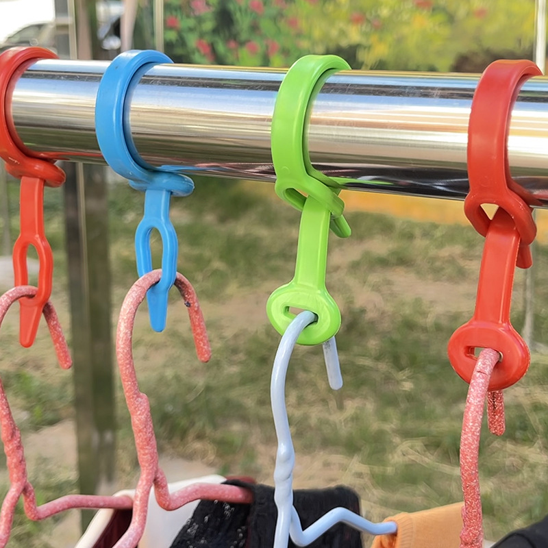 晾衣防风锁扣硅胶防风钩衣架固定锁扣锁条防滑扣晒衣防风扣防风扣