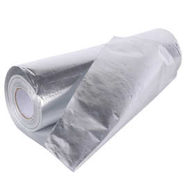 耐高温铝反射层蒸汽热网管道长距离输送低能耗保温材料铝箔玻纤布
