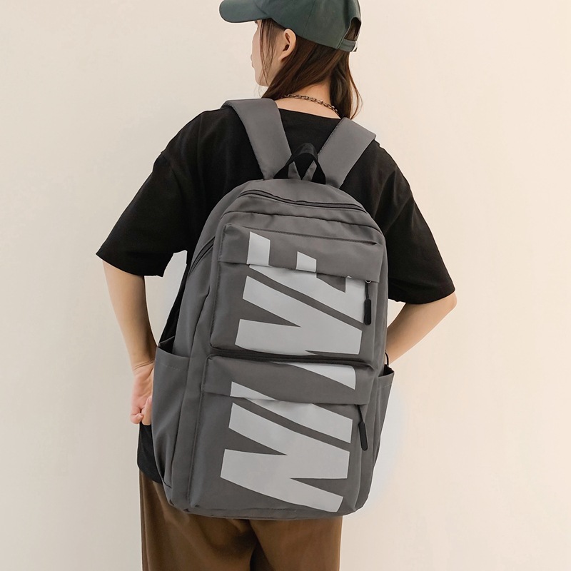 Schoolbag Female Junior High School Student Simple Backpack Primary School Student 2023 New Large Capacity High School Student College Students' Backpack Male