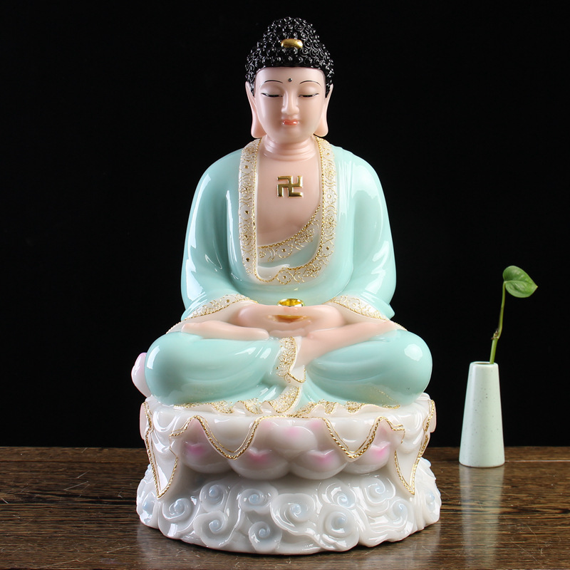 汉白玉释迦牟尼佛大日如来佛祖摩尼阿弥陀佛药师佛像居家供奉家用