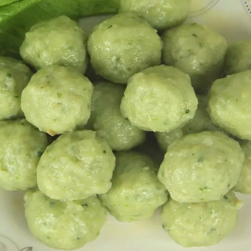 菠菜鸡肉丸火锅丸子蔬菜丸麻辣烫食材关东煮串串冒菜冷冻商用轻食