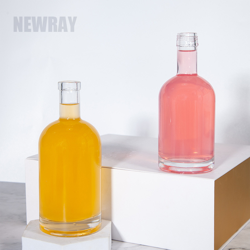 伏特加酒瓶500ml一斤装晶白料洋酒瓶密封250毫升白酒瓶支持-阿里巴巴