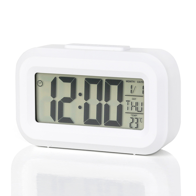 Student Alarm Clock New Electronic Clock Smart Desktop Multi-Function Clock with Luminous Temperature Calendar Kitchen Timer