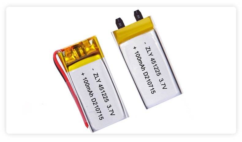 厂家批发100mah聚合物锂电池 3.7v震动棒按摩器电动牙刷电池