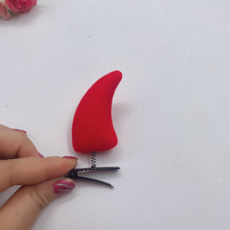 2021新年牛角新年发箍发夹耳朵牛角牛年发夹地推小礼品