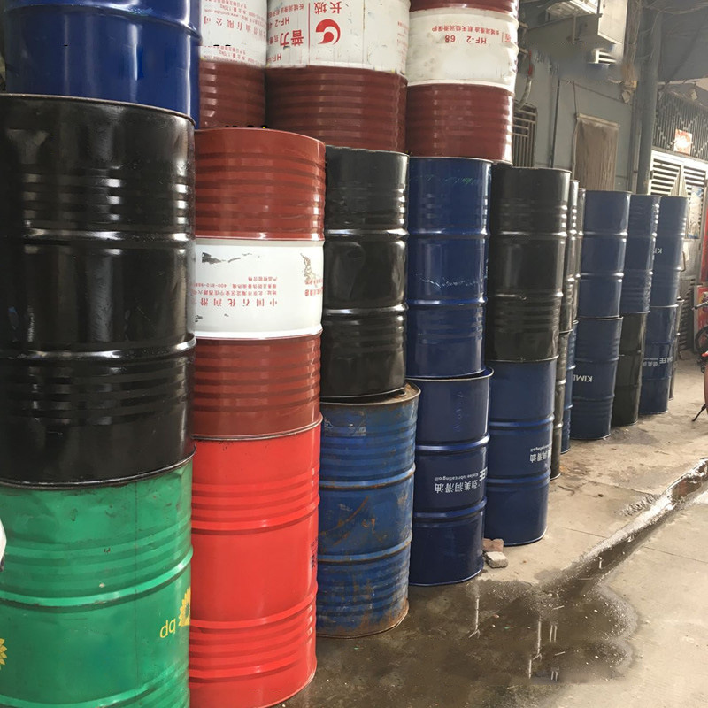 铁油桶200升桶工业风旧铁油桶网红装饰水桶机油酒店大铁桶空桶