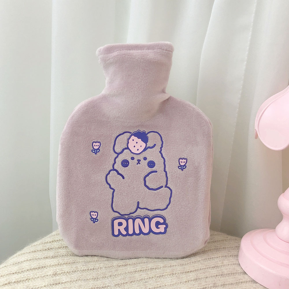 Yongzi High-Density PVC Explosion-Proof Cartoon Hand Warmer Warm Body Hot Water Injection Bag Factory in Stock Wholesale