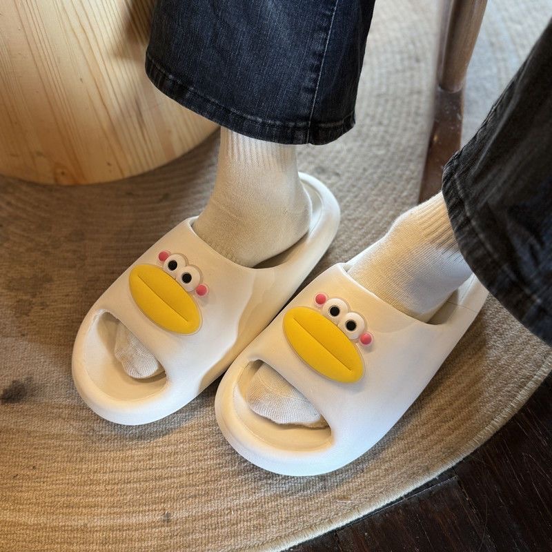 eva slippers go out 2024 home cute thick bottom non-slip indoor eva summer ins cartoon internet celebrity sandals