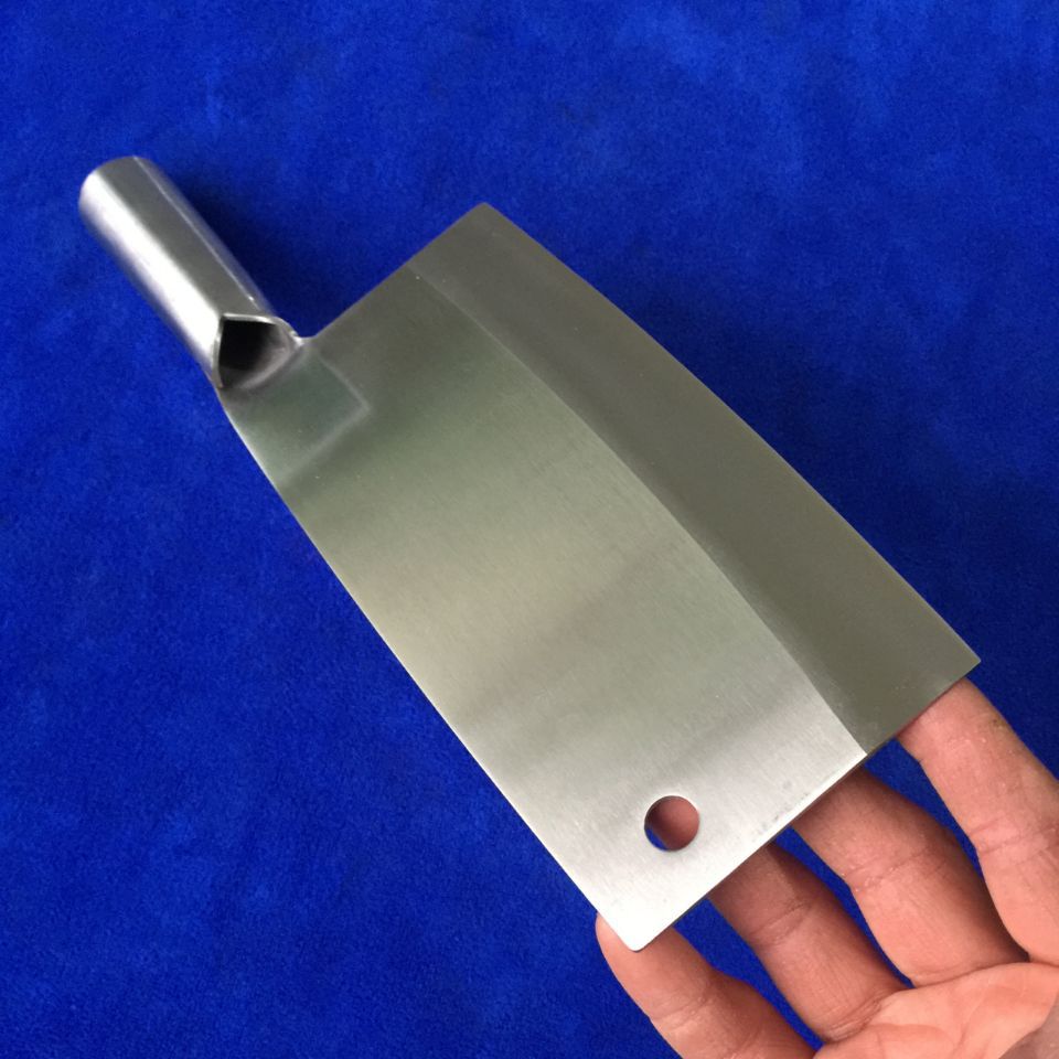 铬钢切片刀 越南铬钢刀 铬钢桑刀铁柄切片刀斩切两用刀不锈钢菜刀