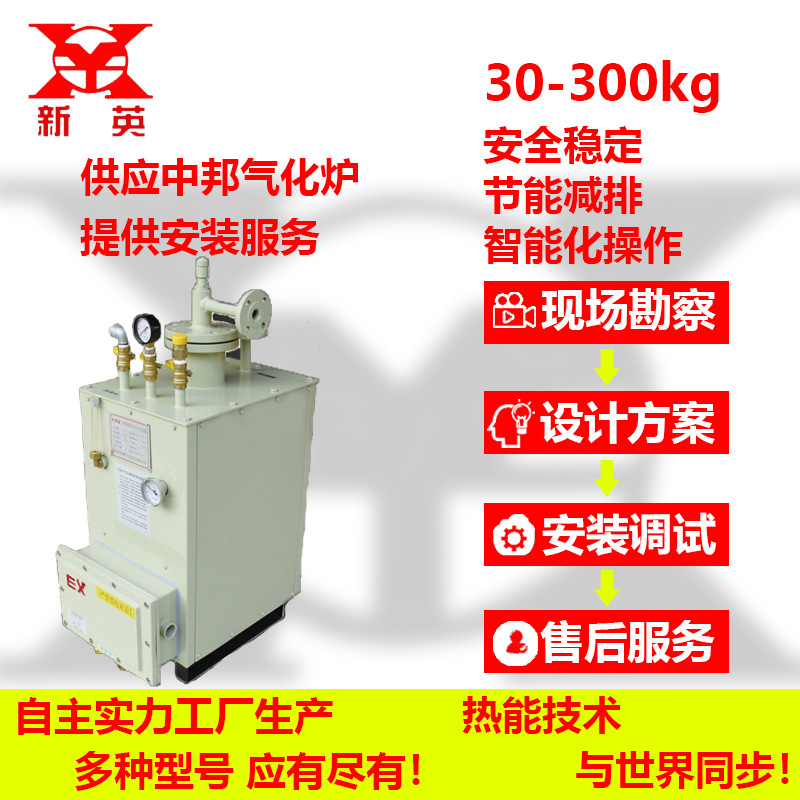 供应吴江上海苏州液化气气化炉液化气化器30-200kg气化炉批发销售