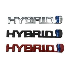 hybrid环保混合动力车标 适用于丰田rav4锐志 车身贴 车尾标贴