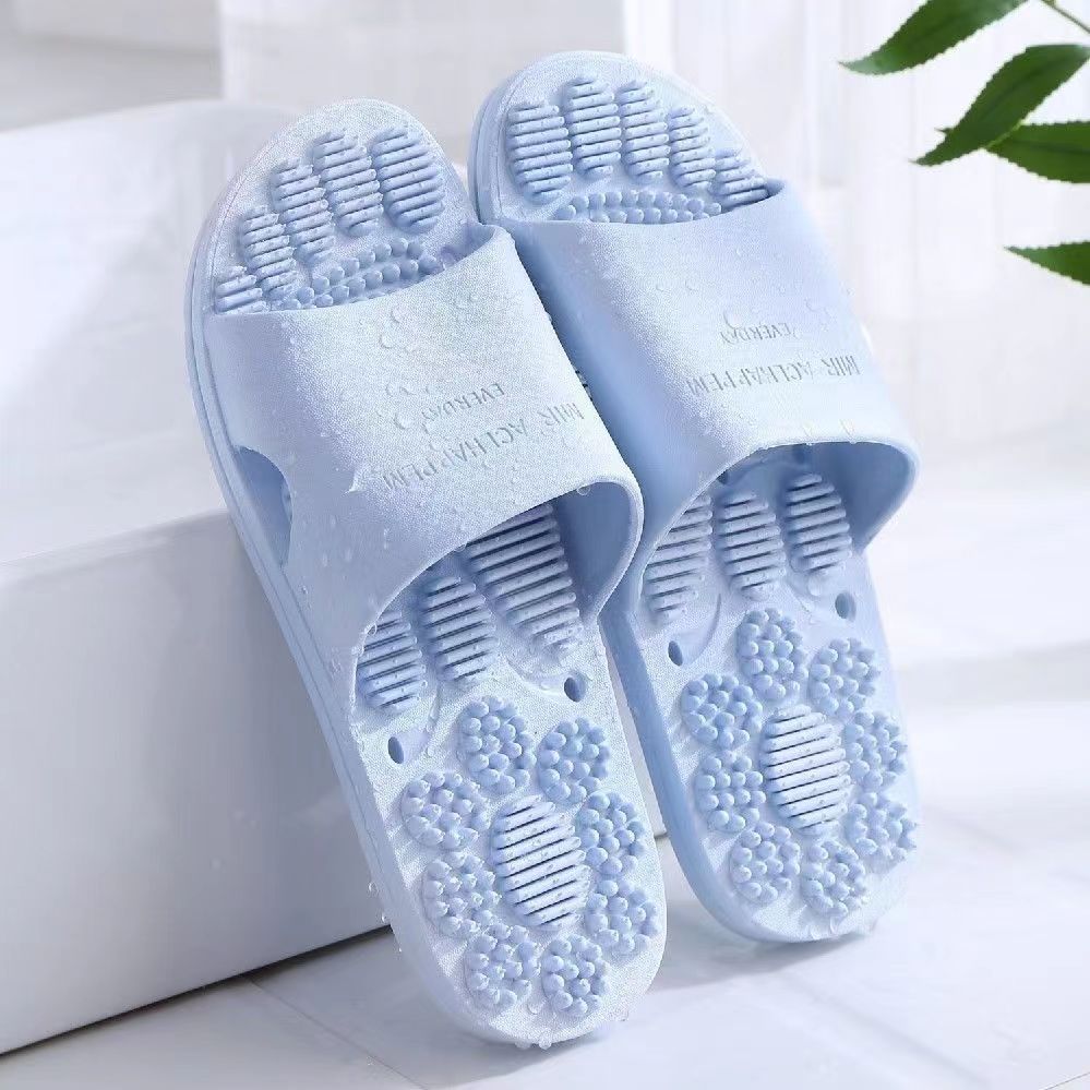 2023 New Home Bathroom Non-Slip Massage Slippers Indoor Slippers Supermarket Hotel Men and Women Couple Sandals