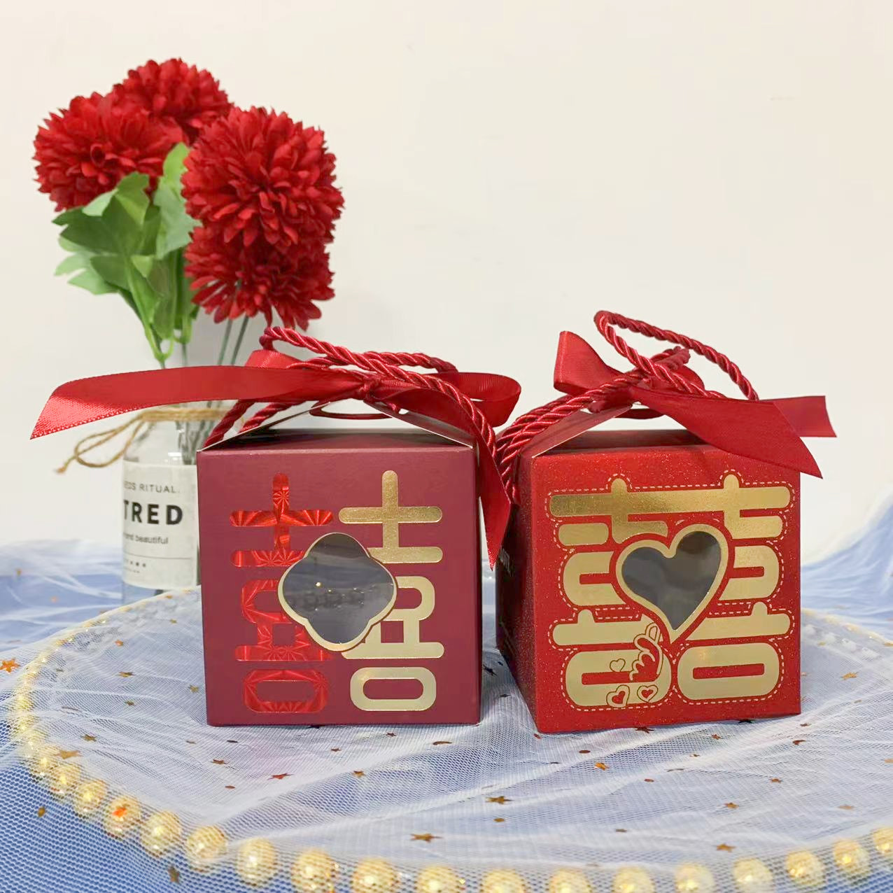 创意结婚大喜糖盒喜糖包伴手礼婚礼小礼品糖果盒ins风批发喜糖盒