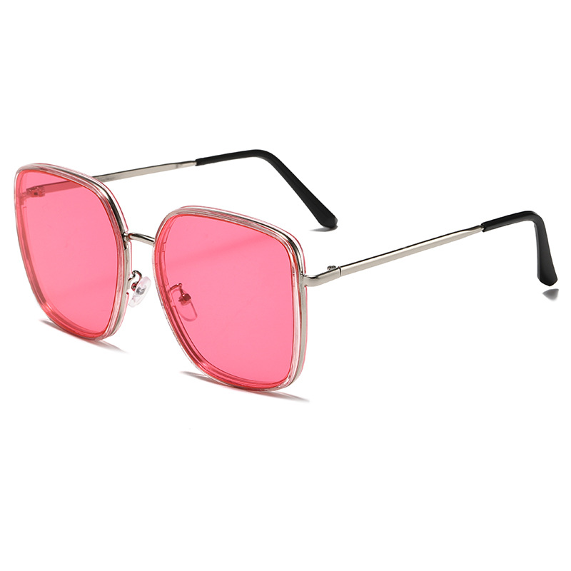 2024 New Korean Large Rim Sunglasses Fashion Women's Sunglasses Uv Protection Glasses 8055