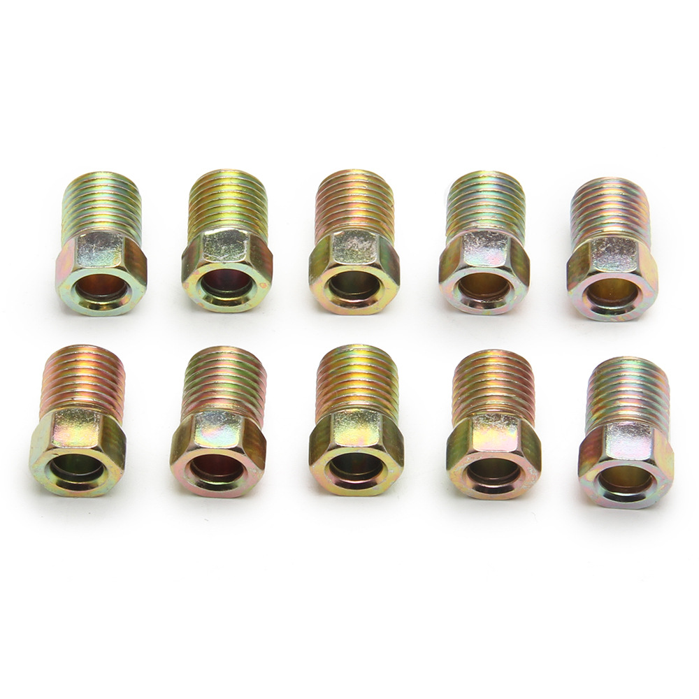 跨境热销汽车镀锌铜管刹车管25英尺蚊香盘金色 16个配件