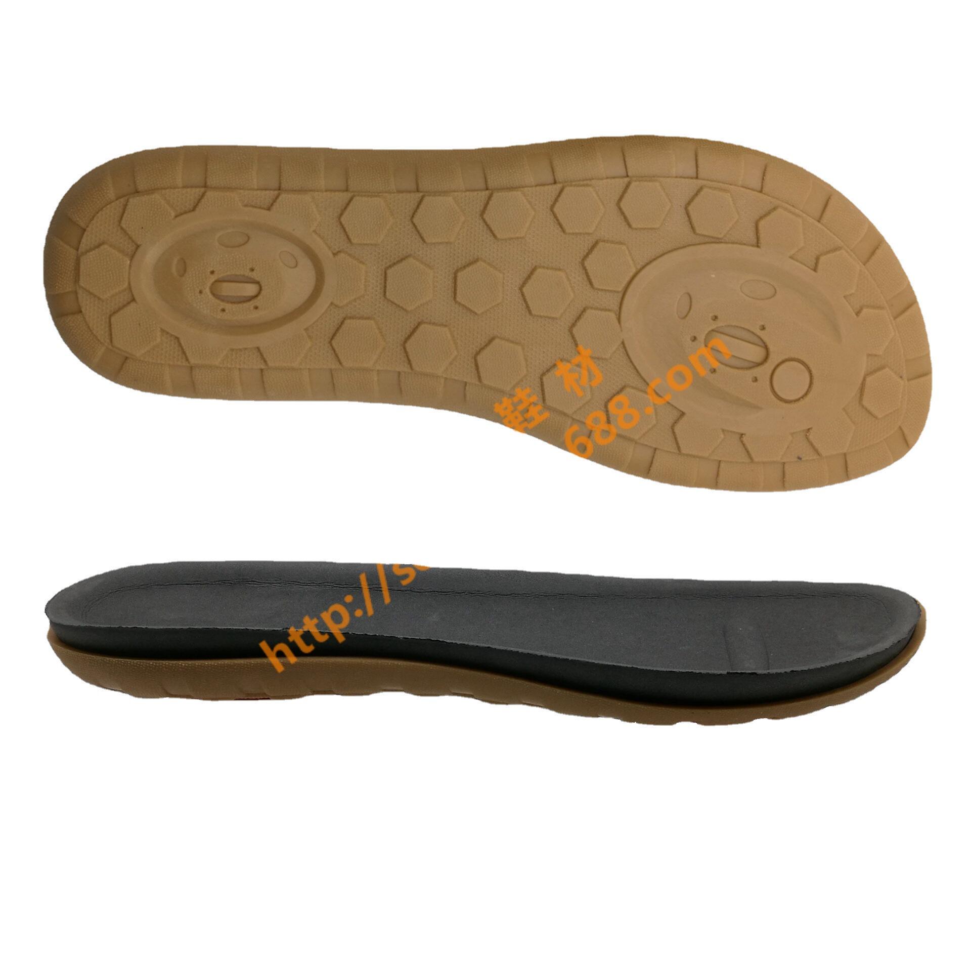 加工定制女式双层组合凉鞋底 tpr工艺鞋底 tpr夹脚罗马凉鞋鞋底