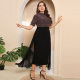 Cross-border large size women's summer European and American hot-selling new spot fashion elegant bag buttocks slim slim dress Cross-border large size women's summer European and American hot-selling new spot fashion elegant bag buttocks slim slim dress