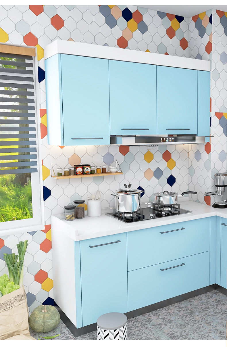 厨房防油贴纸防水耐高温瓷砖贴橱柜灶台墙壁防火防污抽屉墙纸自粘