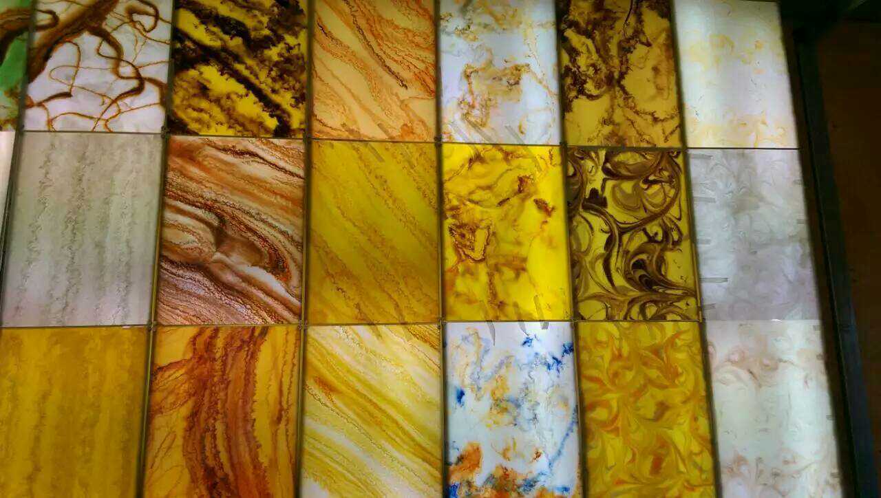 透光云石灯箱片透光石材板天花吊顶透光透光石吧y台透光厂家直销