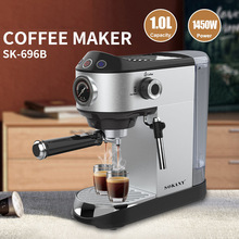 跨境欧式电热煮咖啡壶咖啡机意式摩卡咖啡机coffee maker