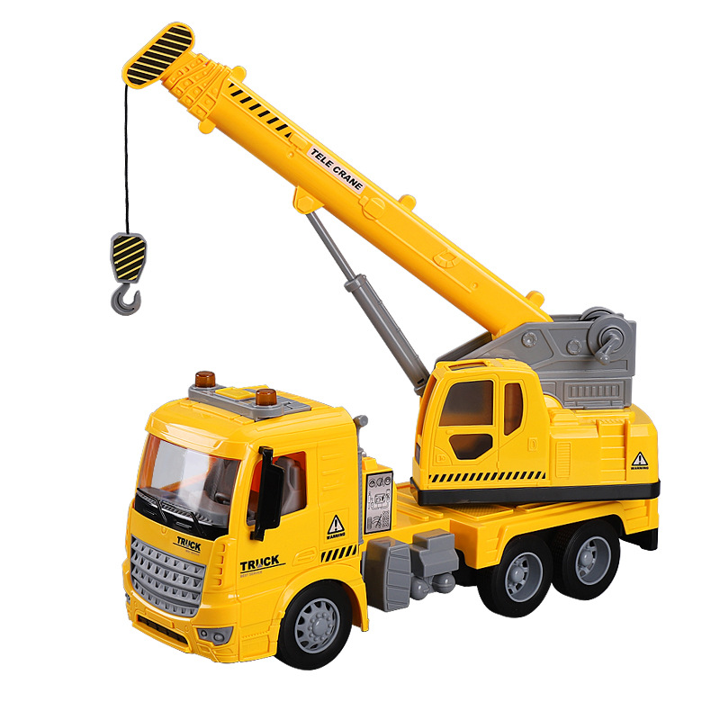 Large Crane Engineering Vehicle Children's Simulation Set Crane Toy Boy Dumptruck Excavator Fire Truck Wholesale