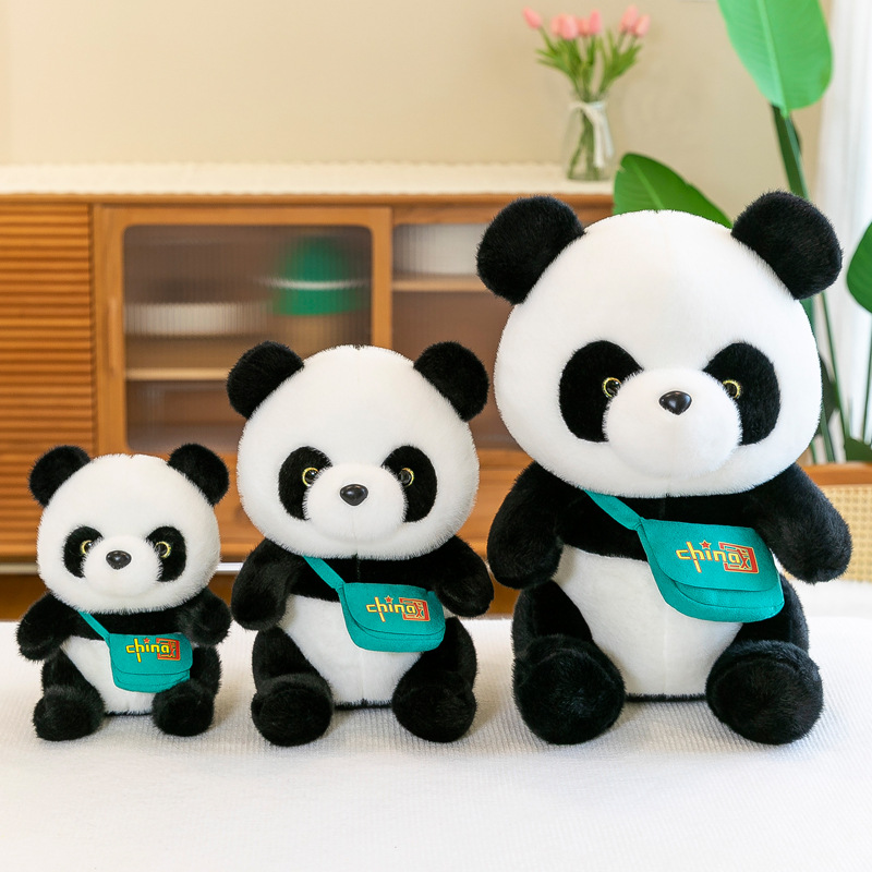 New Chinese Panda Doll Plush Toys Backpack Lesser Panda Doll Children Gift Tourist Souvenir