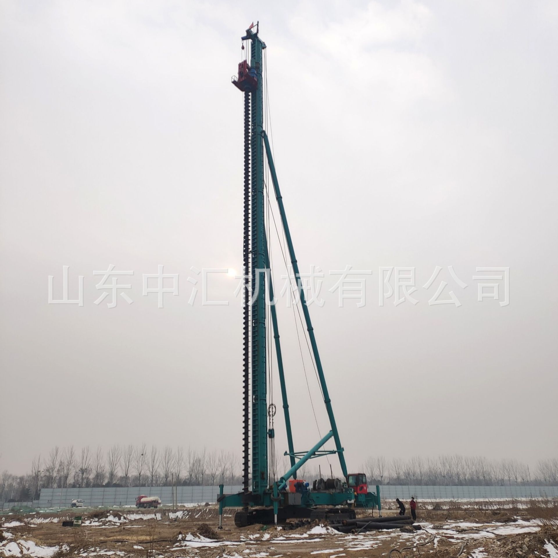 cfg螺旋钻孔灌注桩机 供应房屋加固螺旋打桩机油电两用桥梁引孔机