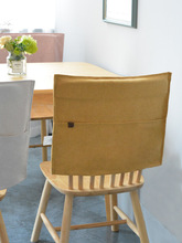 3OBR批发餐桌椅子套椅背罩简约现代布艺棉麻家用椅套靠背防尘保护
