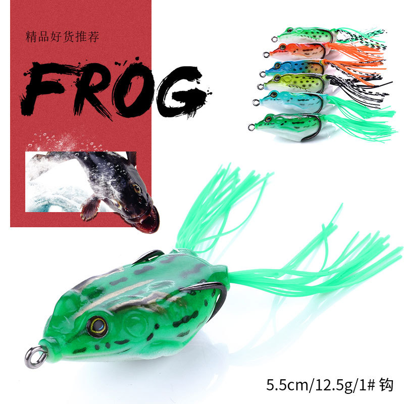 5cm-12.5g仿真青蛙鸡爪钩黑鱼鲈鱼鱼饵批发-阿里巴巴