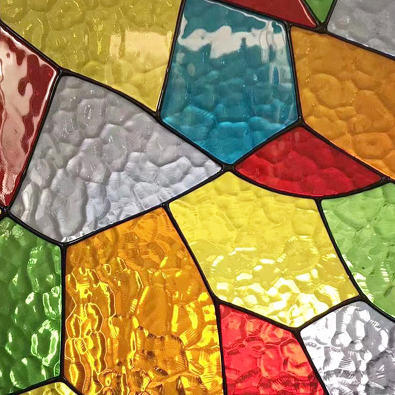 教堂玻璃 门窗艺术玻璃 穹顶花窗镶嵌欧式彩绘彩色玻璃