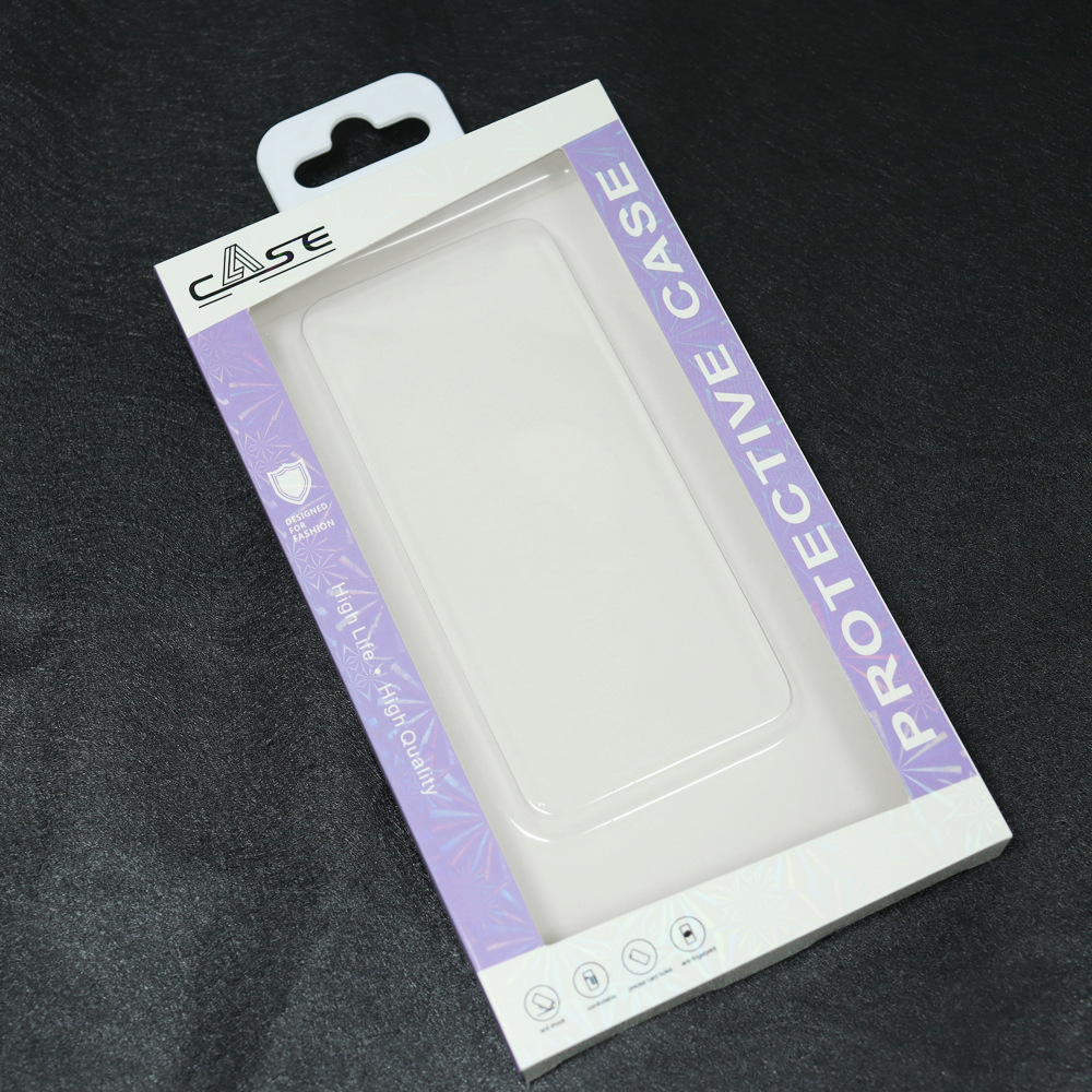 手机壳包装盒苹果15华为mate60中性透明包装手机套包装纸盒跨境