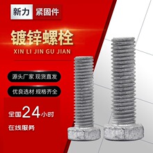 供应镀锌螺栓 热镀锌外六角4.8级螺栓 电力金具铁塔螺栓 平头螺栓