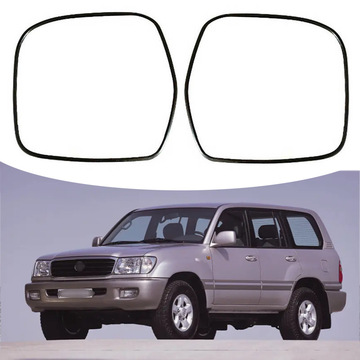 适用于99-02款丰田陆地巡洋舰land cruiser后视镜加热倒车镜片