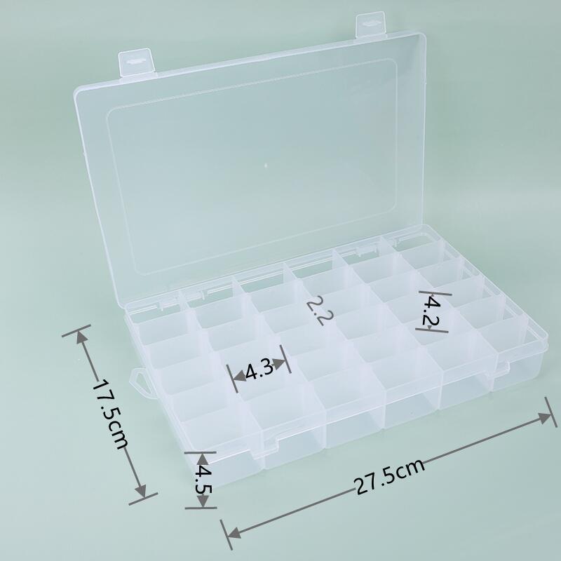 5 Strictly Selected Free Shipping Sample Multi-Grid Partition Screw Finishing Plastic Box Hardware Electronic Components Parts Storage Box