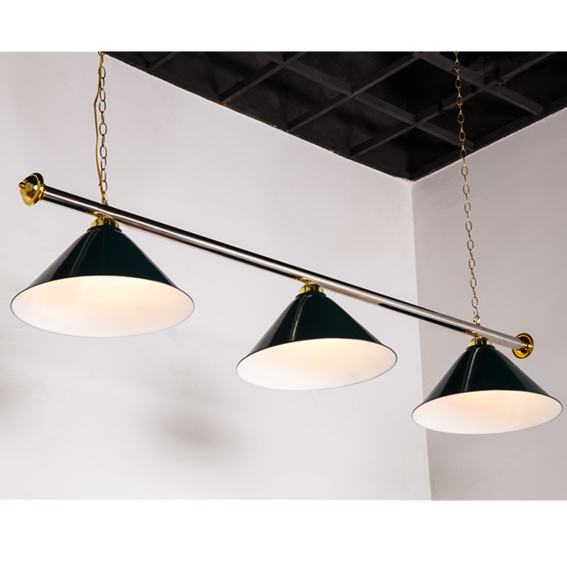 台球灯桌球吊灯台球厅桌球室俱乐部灯罩黑八斯诺克专用led无影灯