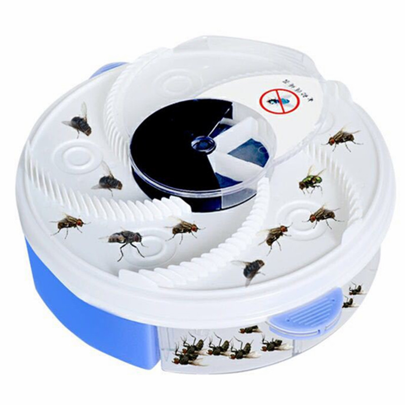 捕蝇器灭蝇神器家用电动杀手抓捉驱苍蝇机一扫全自动光诱消去旋转