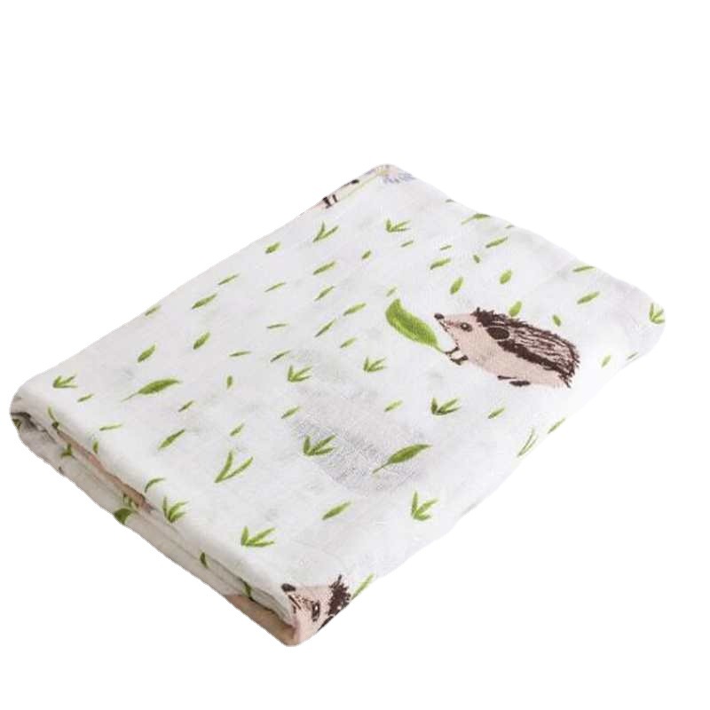 Spot Gauze Scarf Baby Wrapping Blanket Cotton Blanket Double Muslin Newborn Swaddling Towel Summer Blanket