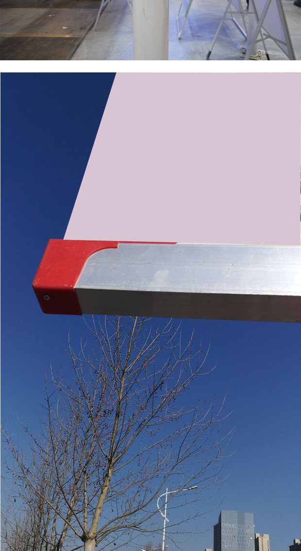 道旗 路灯广告牌铝合金灯杆道旗架子马路广告栏单双面灯杆旗