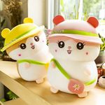 仓鼠毛绒玩具抱枕女生睡觉枕夹腿抱睡布娃娃玩偶公仔生日礼物情侣