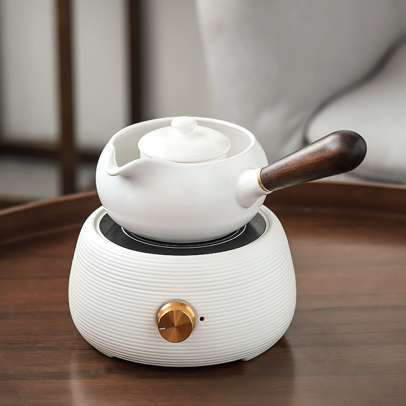 普洱煮茶器耐高温陶瓷煮茶壶电热电陶炉煮茶烧茶炉白茶黑茶侧把壶