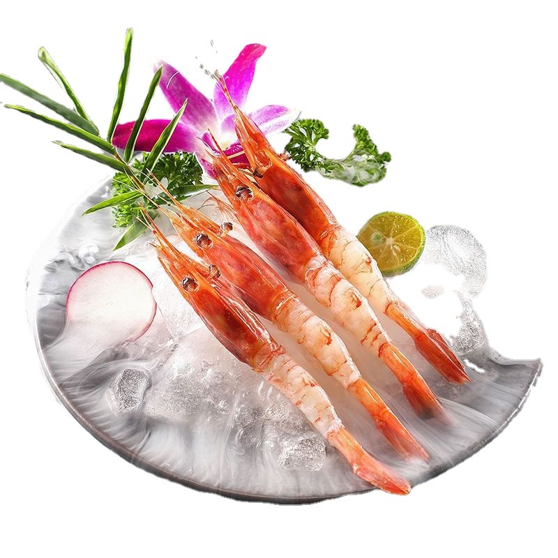 牡丹虾进口俄罗斯牡丹虾刺身鲜活速冻特大新鲜野生冻虾冷冻斤批