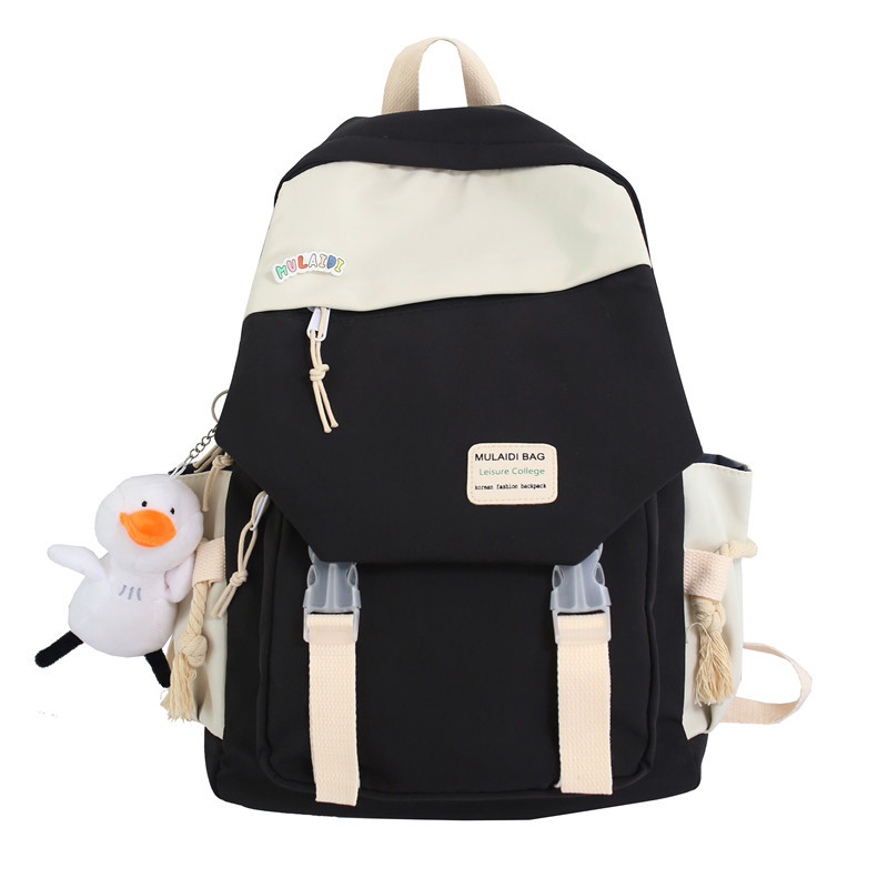 2022 Opening Season New School Bag Wholesale Korean Fashion Early High School Student Schoolbag Large Capacity Backpack