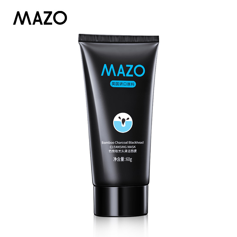 Mazo Bamboo Charcoal Blackhead Cleaning Mask Absorbing Blackhead Gentle Smear Paste Clay Mask Cleaning Mask