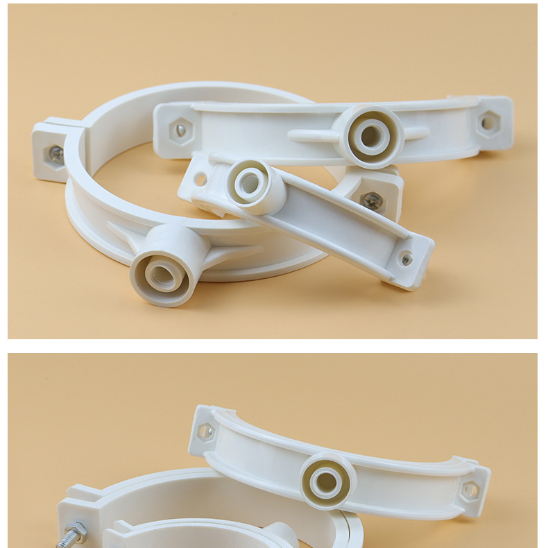 双用管卡给水管夹卡箍国标精品吊卡抱箍配件pvc管道固定支架管扣